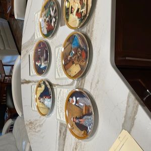 Norman Rockwell limited edition plates